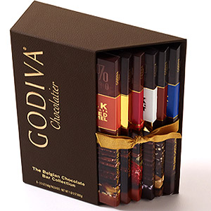  Godiva Belgian Chocolate Tablet Library 