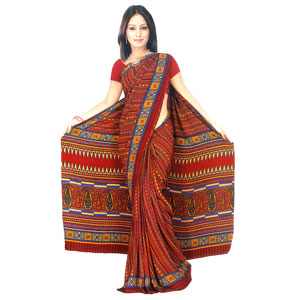  Send Elegant Crape Silk Hyderabad 
