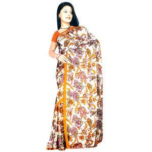  Send Brasso Print Saree Hyderabad 