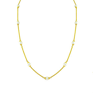 Simplicity Pearl Gold Chain