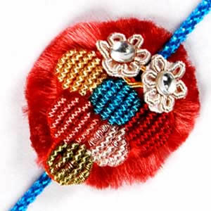 Send Unique Booti rakhi to India