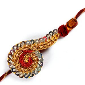 Delicate Embroidery Rakhi