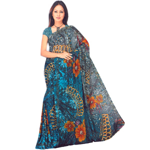  Send Flamboyant Silk Saree Mumbai 