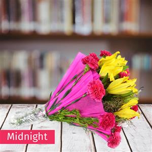  Lilies & Carnations (Midnight) 