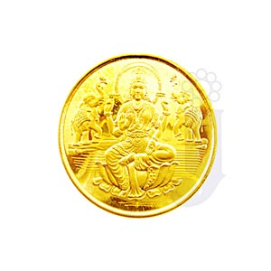 Send Laxmi Gold Coin - 4 gram to India