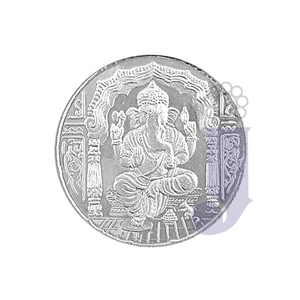 Ganesh Silver Coin ( 10 Grams)