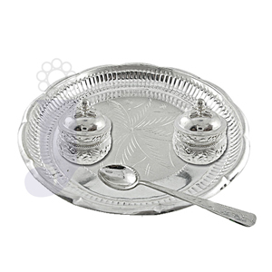 Pure Silver Thali