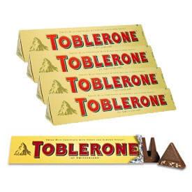 Send 8 Toblerones(Midnight)- 50 Gms each Mumbai 