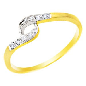 Send Diamond Ring  R416 to Hyderabad