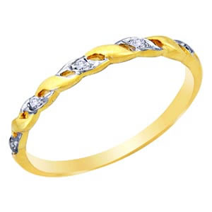 Send Diamond Ring  R1271 to Hyderabad