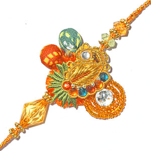 Beads Zari Rakhi