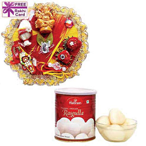  Rakhi Thali with Haldiram Rasgulla -rakhicombo58.jpg(canada) 