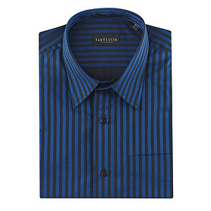  Van Heusen Dark Striped Shirt
 