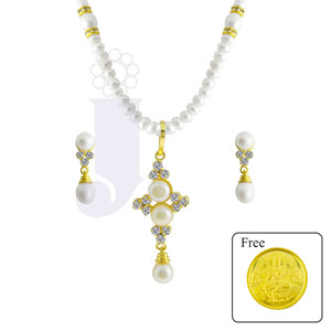  JAGDAMBA SONAM PEARL SET -JRGS-15 