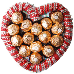 Send Chocolaty Heart to Hyderabad
