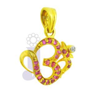  Send Om Diamond Pendent Mumbai 