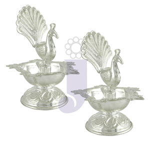 Send Peacock Diyas to Hyderabad
