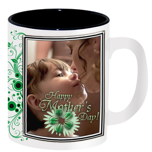  Send Personalized Mug for Mom -  Black Inside Mumbai 