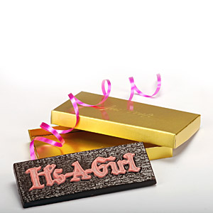Its a Girl Chocolate Bar
