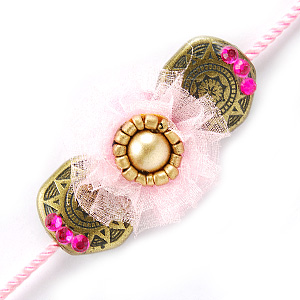 Send Pink Rakhi(R1050) to India