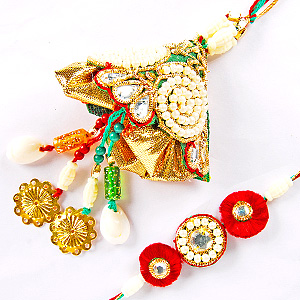 Send Beautiful Bhaiya Bhabhi Rakhi to India