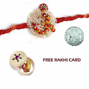 Send Mauli Om Rakhi(USA) to USA
