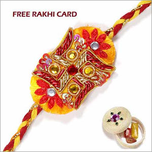  Zardosi Diamond Rakhi(USA)  