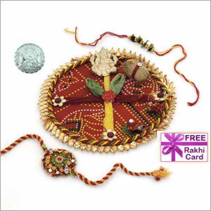 Send Red Dori Thali(USA) to USA
