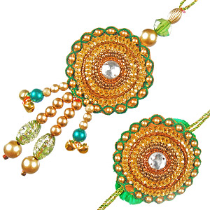 Send Green N Gold Pair to India