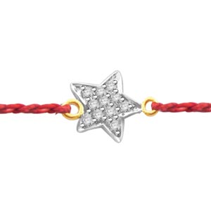 Send Star Diamond Rakhi to India Send Star Diamond Rakhi to India