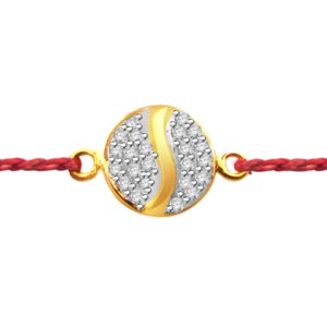 Send Stylish Diamond Rakhi to India Send Stylish Diamond Rakhi to India