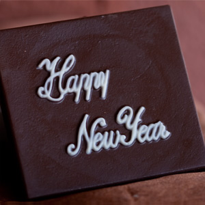 Happy New Year Greeting Slab