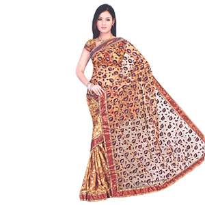  Send Anushka Saree Mumbai 