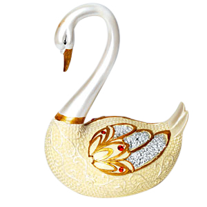  Send Delicate White Swan Mumbai 