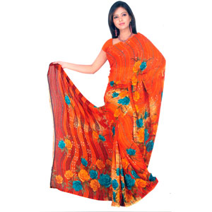  Send Bright Orange Siffon Mumbai 