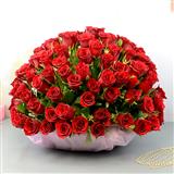100 Roses Basket to India