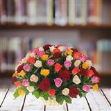Send 200 Roses Basket to Hyderabad