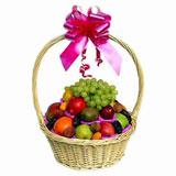 Send Classic Mum Fruit Basket to India Send Classic Mum Fruit Basket to India
