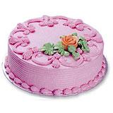 Eggless Strawberry Cake-1 Kg