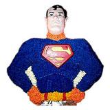 Eggless Superman Cake