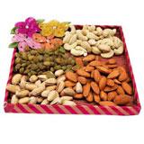 Send Dry-Fruits in a Tray to India Send Dry-Fruits in a Tray to India