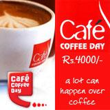 Cafe Coffee Day Gift Vouchers Rs.4,000/-