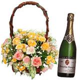 Champagne Rose bouquet