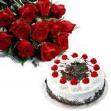 Send Cake N Roses - Midnight Delivery to India Send Cake N Roses - Midnight Delivery to India