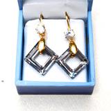 Send Diamond Shaped Earrings  to India