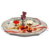 Send Beautiful Bhaiya Bhabhi Thali to all destinations in India