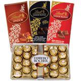 Send Delicious Lindt and Ferro Rocher Combination  to all destinations in India