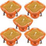 Send Golden Diya Set to all destinations in India