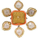 Send Golden Wax Diya- 7 Pcs Set to all destinations in India