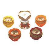 Send Chain Handi Diya Set to all destinations in India